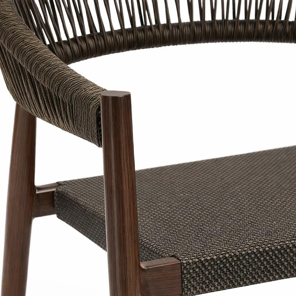 Silla de Terraza Douce - Aluminio y Rattan