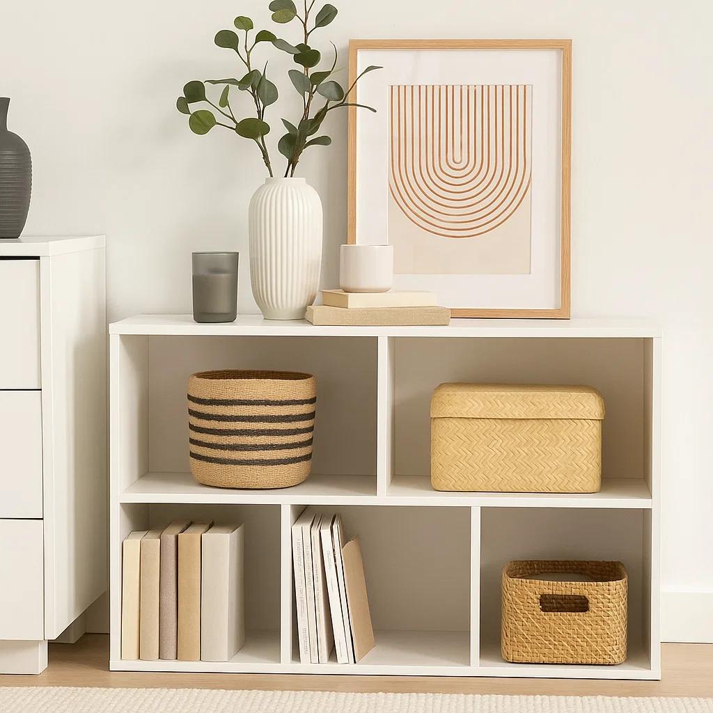 Estantería Baja MultiBox 80x24x49.5 Blanca