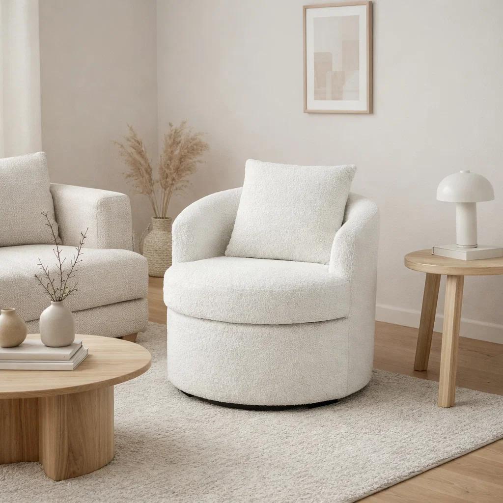 Sillón Giratorio Teddy Comfort 360°