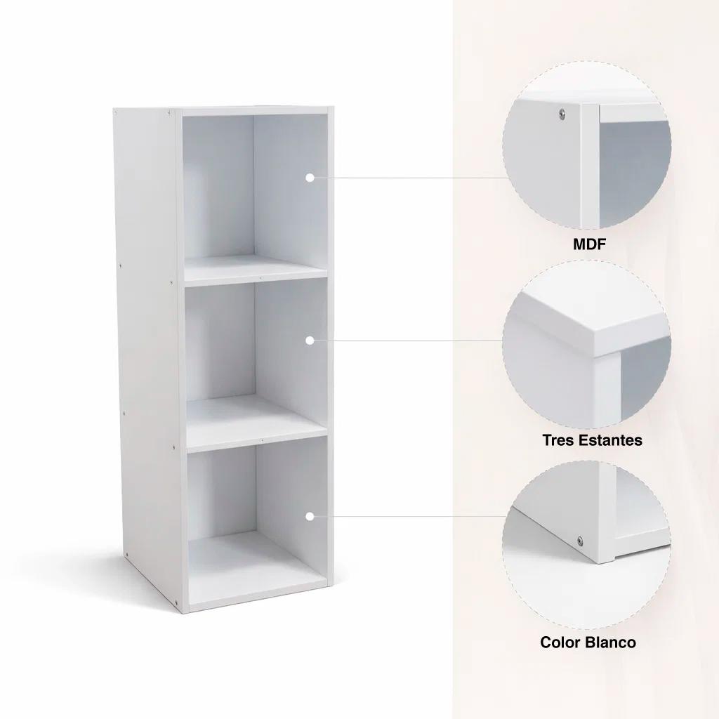 Estante Eiry 3 Color Blanco