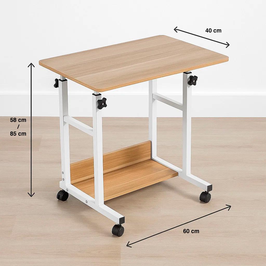 Mesa escritorio para Computador Ajustable 2.0 - Roble