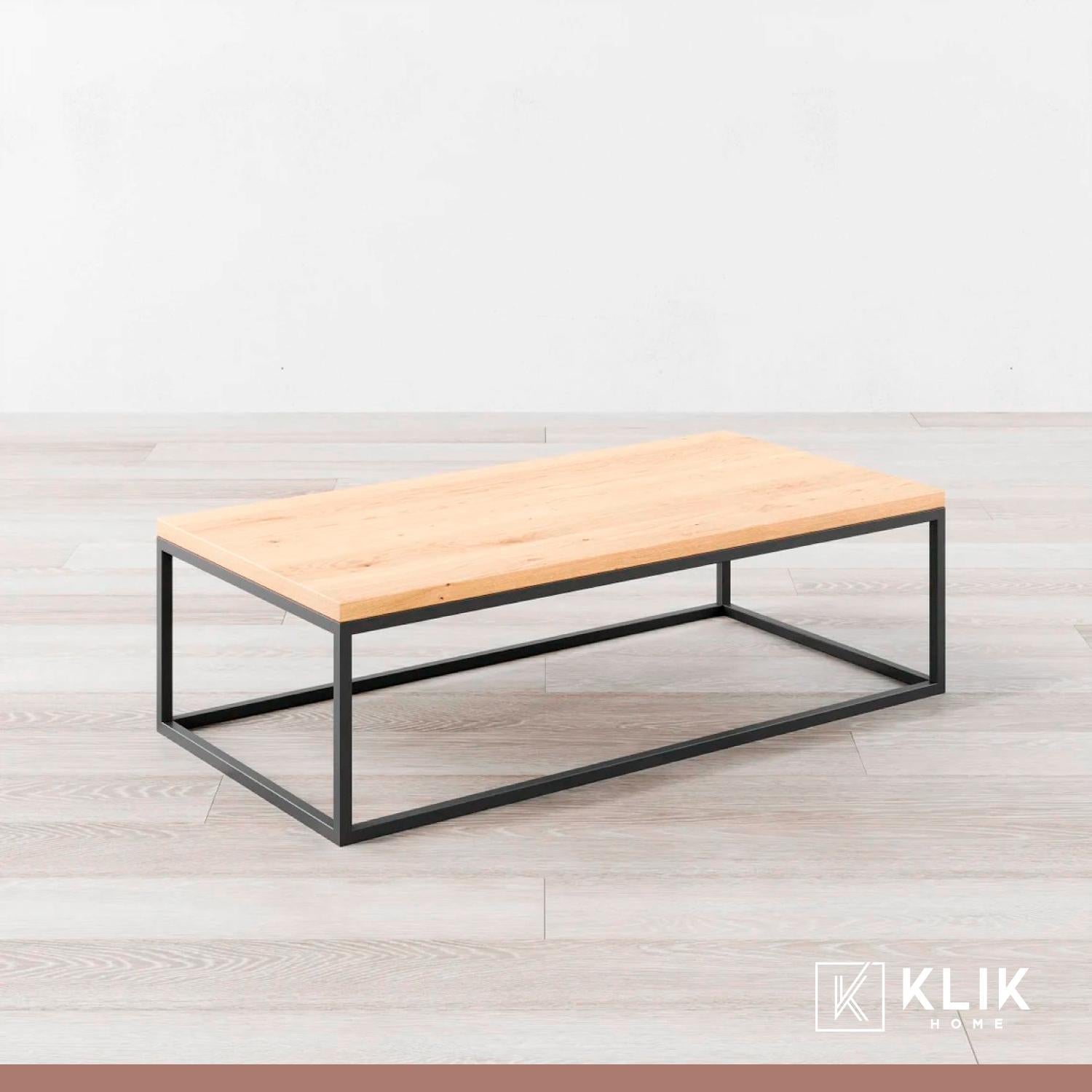 Mesa de centro rectangular 110x60 - Madera Clara
