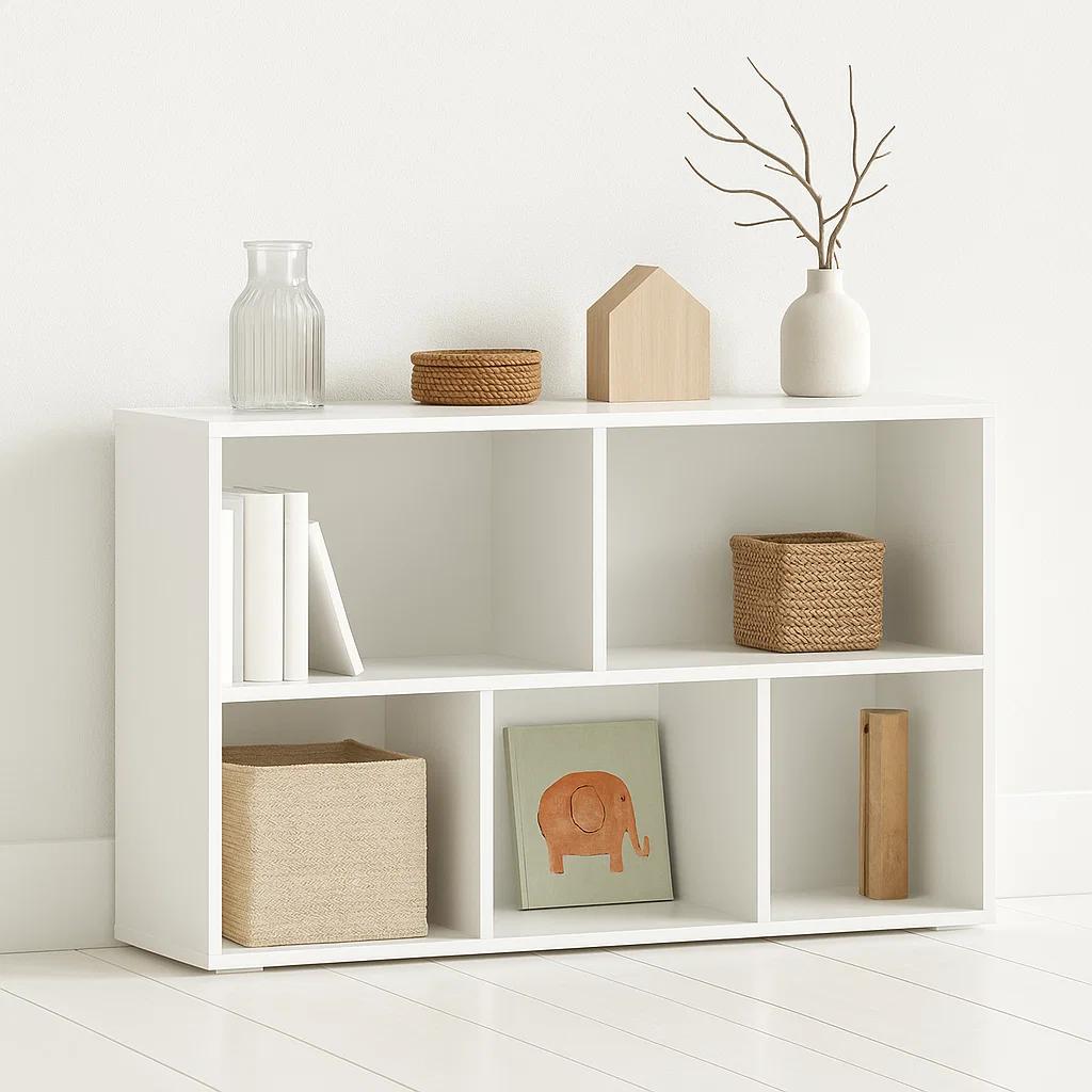 Estantería Baja MultiBox 80x24x49.5 Blanca