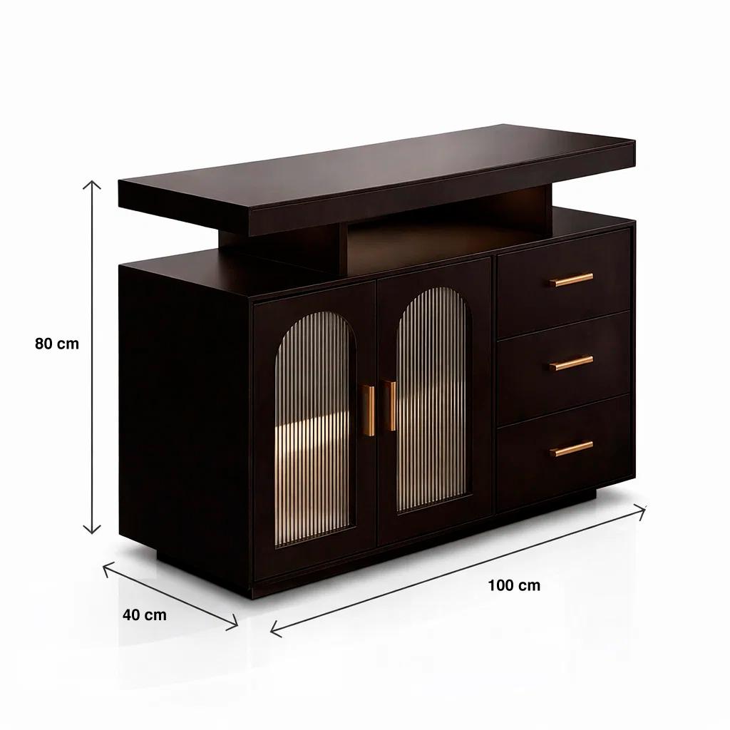 Mueble Cafetero GlassLight con LED