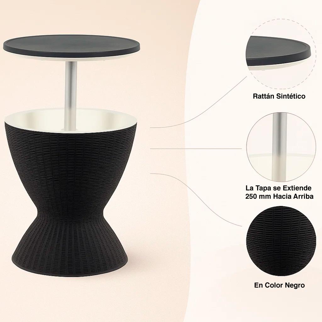 Mesa Alta Nami Outdoor Multifuncional de Rattan Sintético