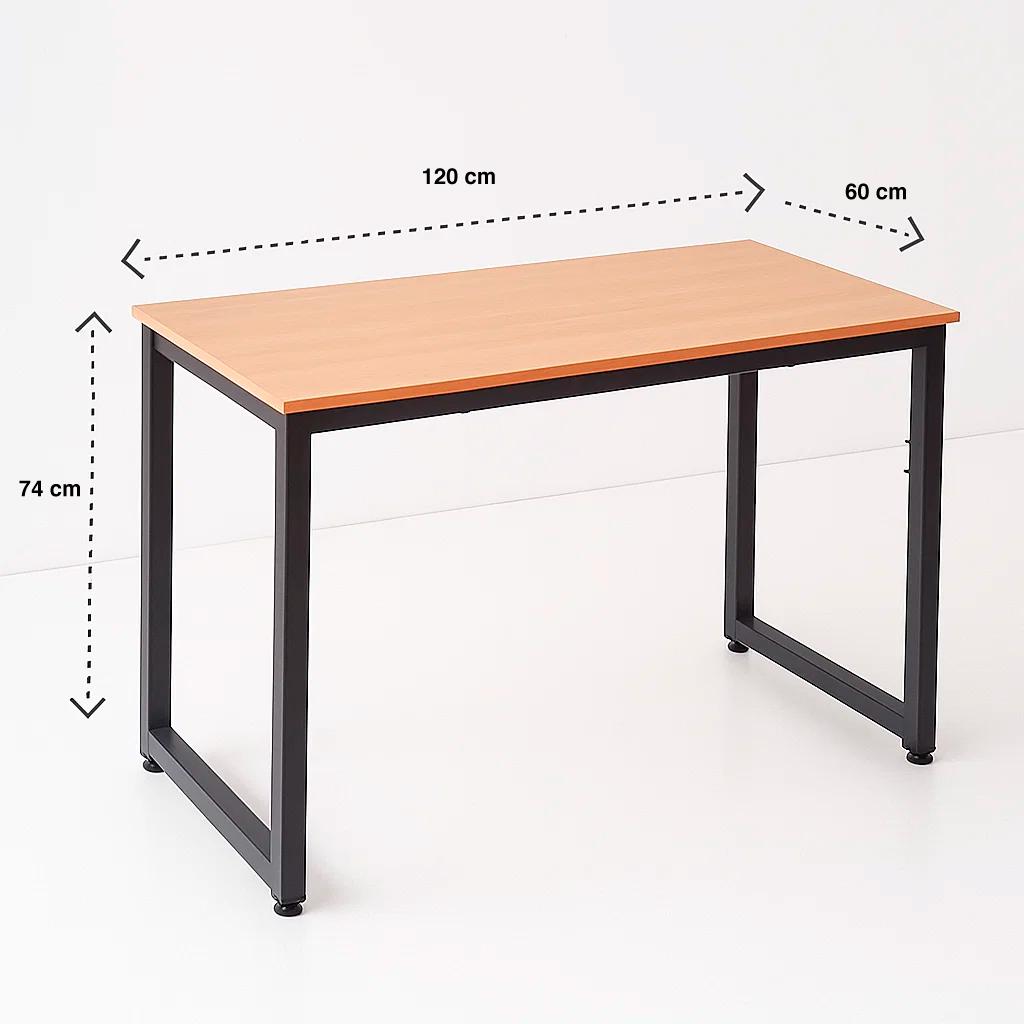 Escritorio Industrial Home Office - Madera Clara