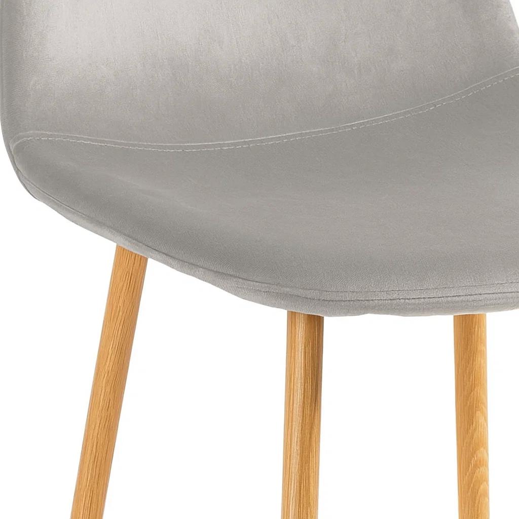 Silla Spoon Velvet - Gris