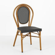 Silla Provence Parisina Rattan - Gris Oscuro