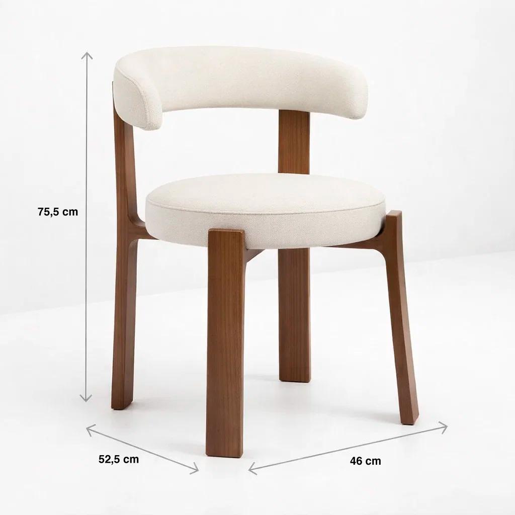 Silla Sitial Hima Respaldo Curvo -  Blanca