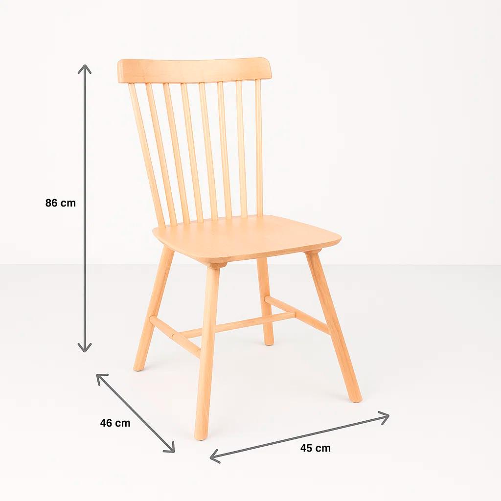 Silla Windsor Madera - Natural