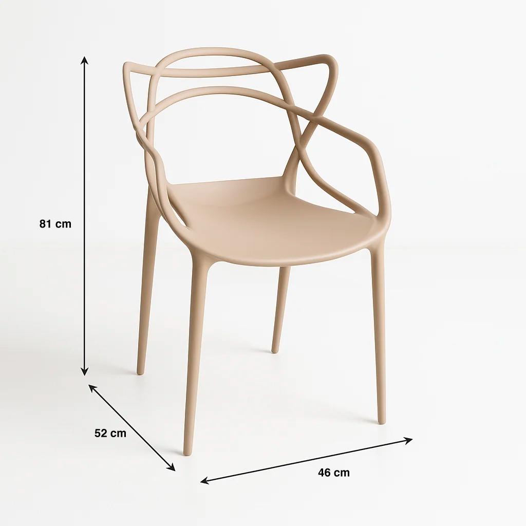 Silla de Terraza o comedor Master - Beige