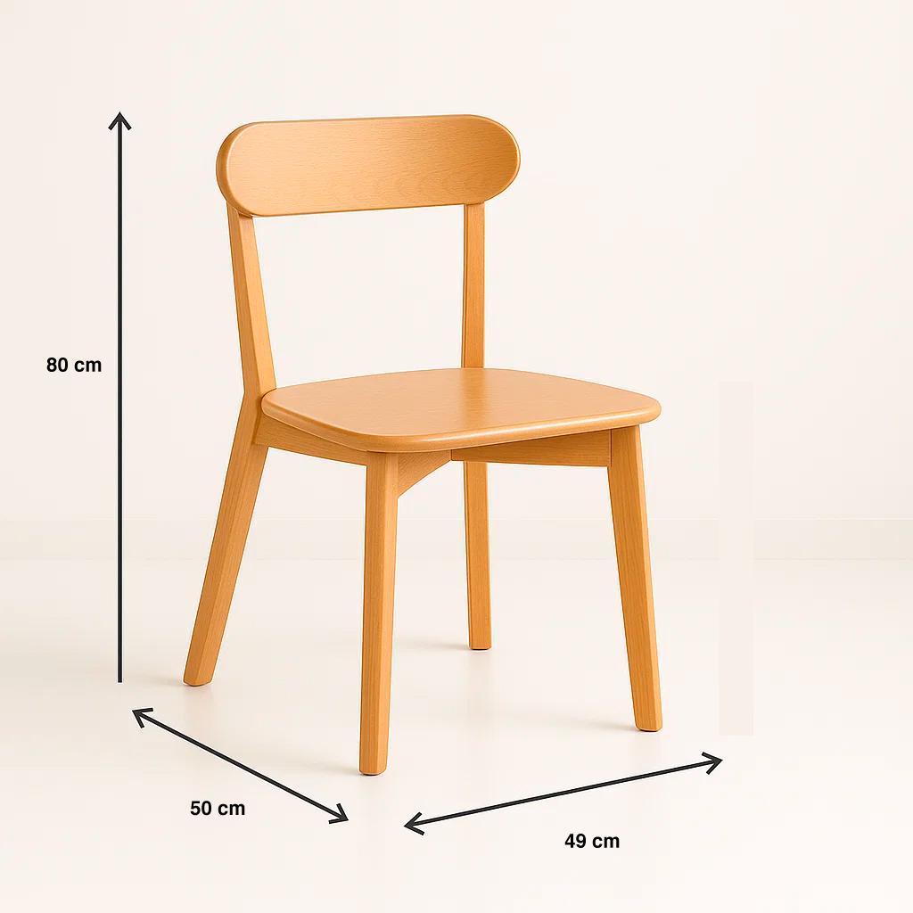 Silla Fresno de Madera - Natural