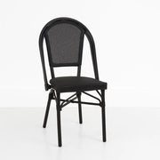 Silla Bistro Parisina Textileno - Negro