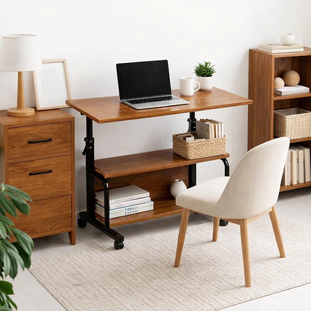 Mesa escritorio ajustable Skipa 87x42x75