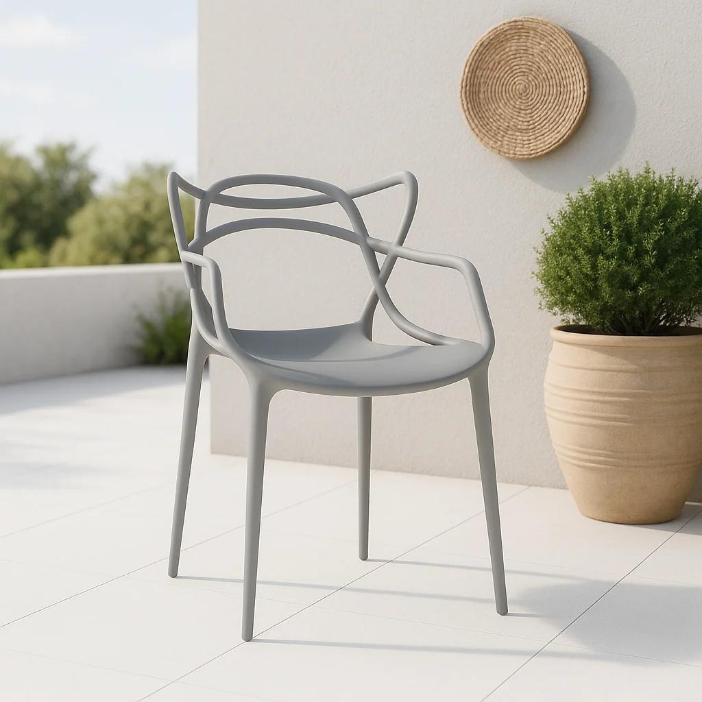 Silla de Terraza o comedor Master - Gris