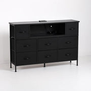 Mueble Organizador LED Xtreme Multimedia con Estación de Carga Integrada - Negro