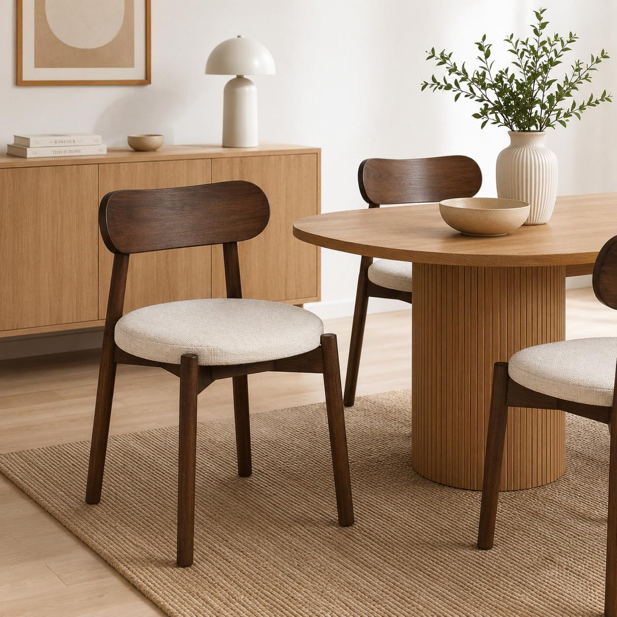Silla de comedor Madera Bauen 44X45x77