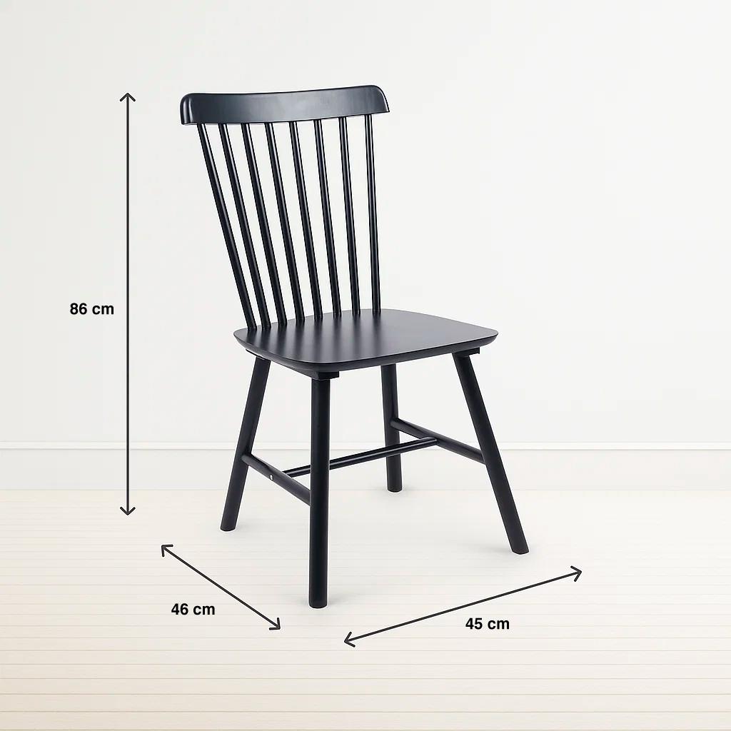 Silla Windsor Madera - Negra