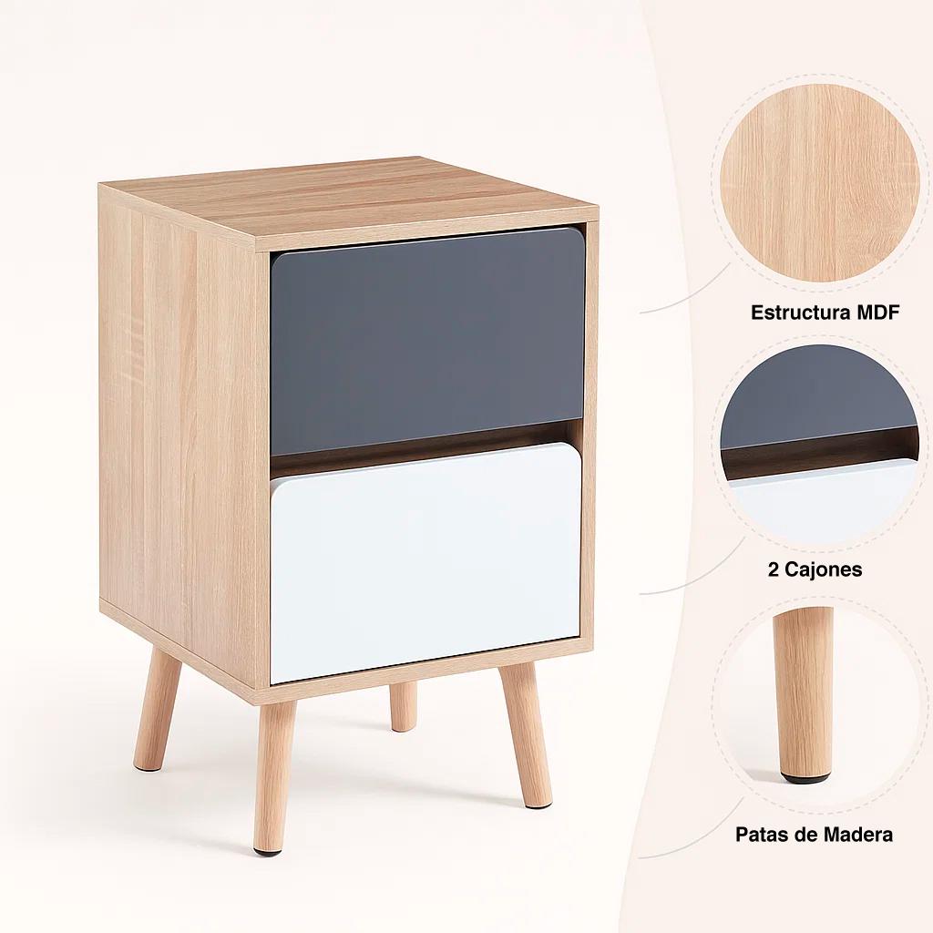 Velador Nordic 35x30x56