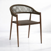 Silla de Terraza Douce - Aluminio y Rattan