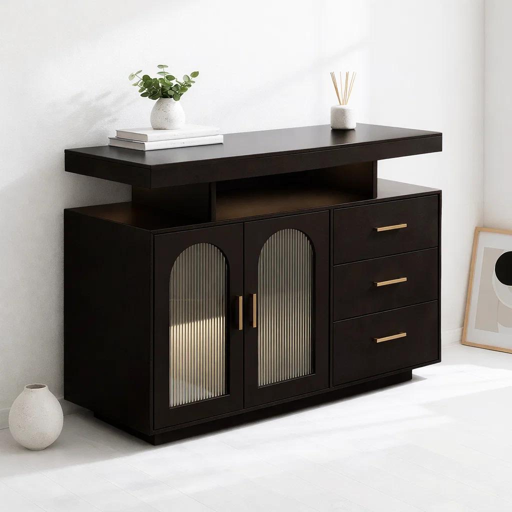 Mueble Cafetero GlassLight con LED
