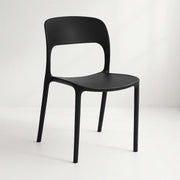 Silla de Comedor o Terraza Alto Tráfico Kentucky - Negra