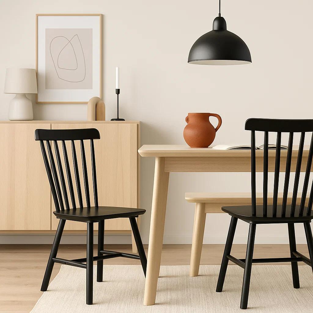 Silla Windsor Madera - Negra