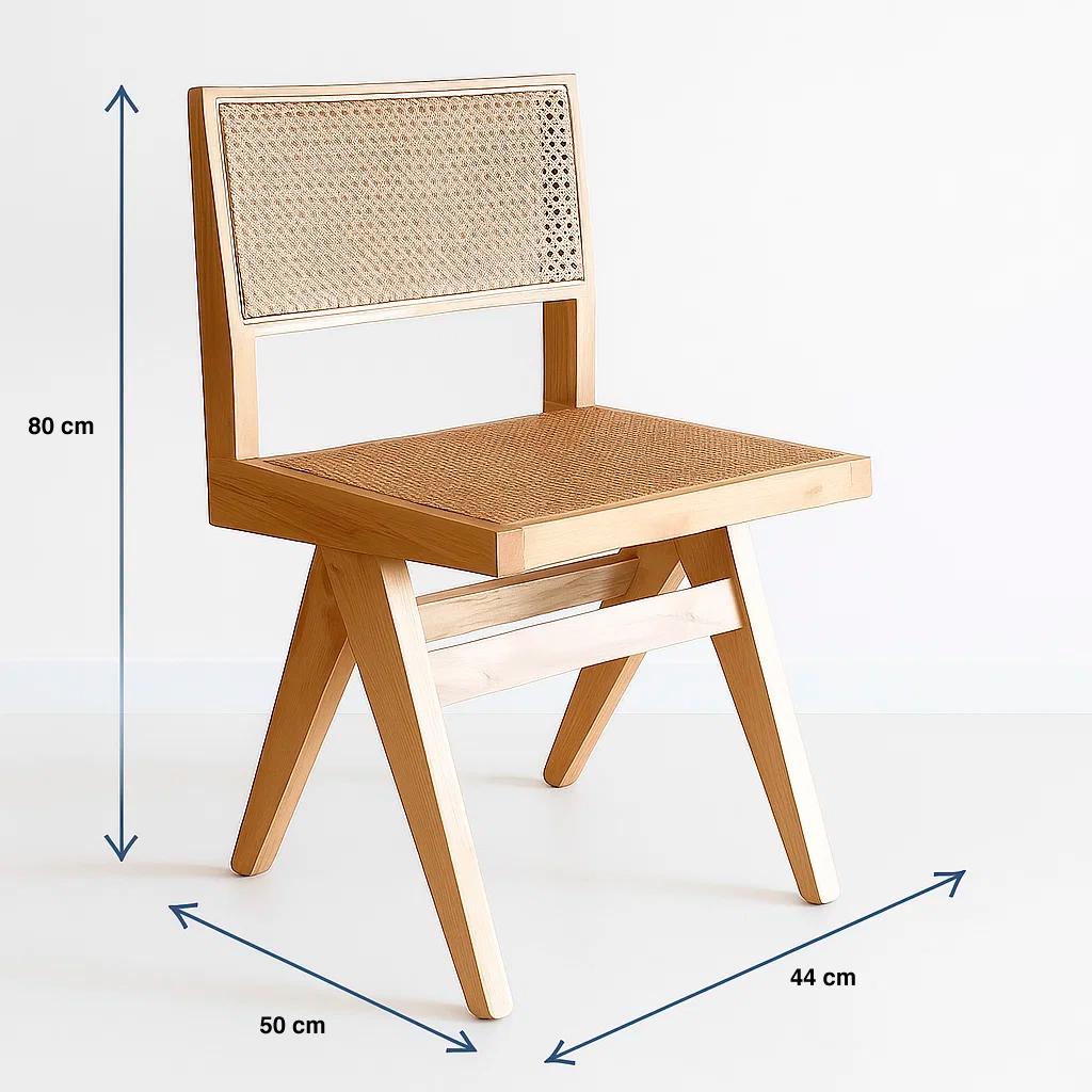Silla Savia de Rattan - Natural
