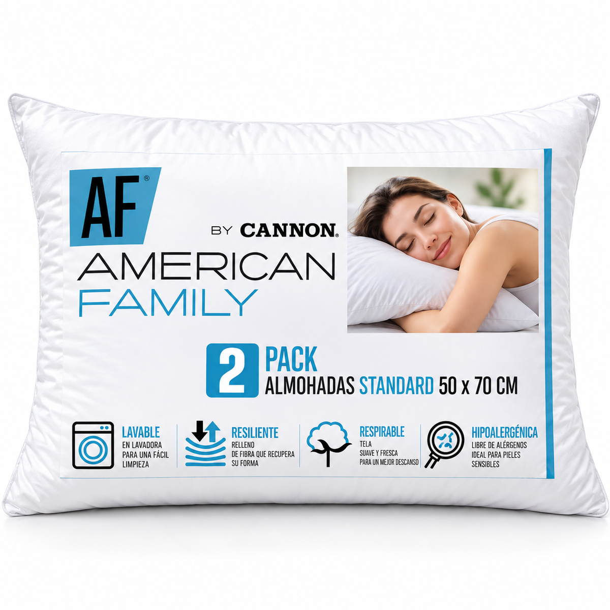 Pack 2 almohadas Cannon