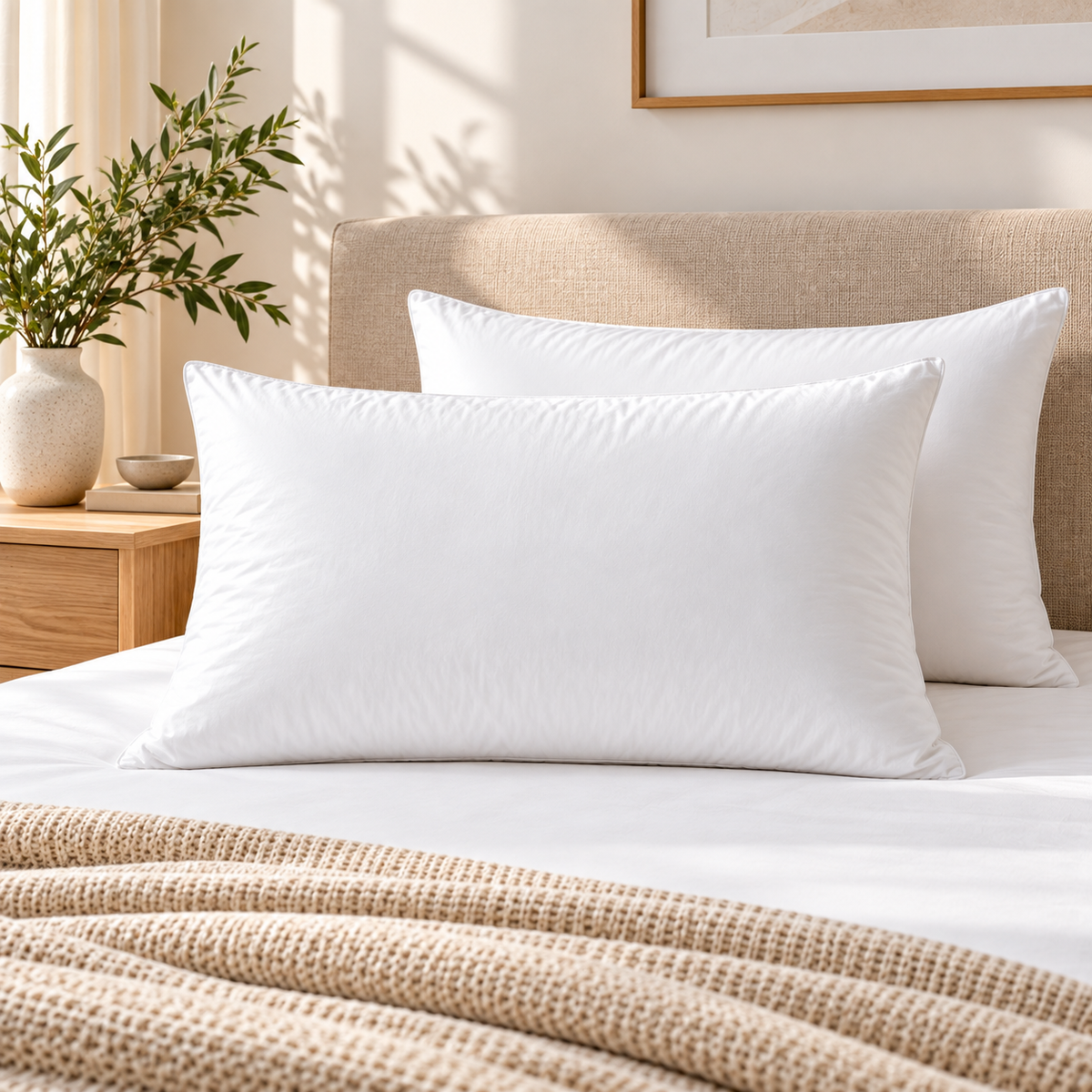 Pack 2 Almohadas Down Alternative Biancobelo