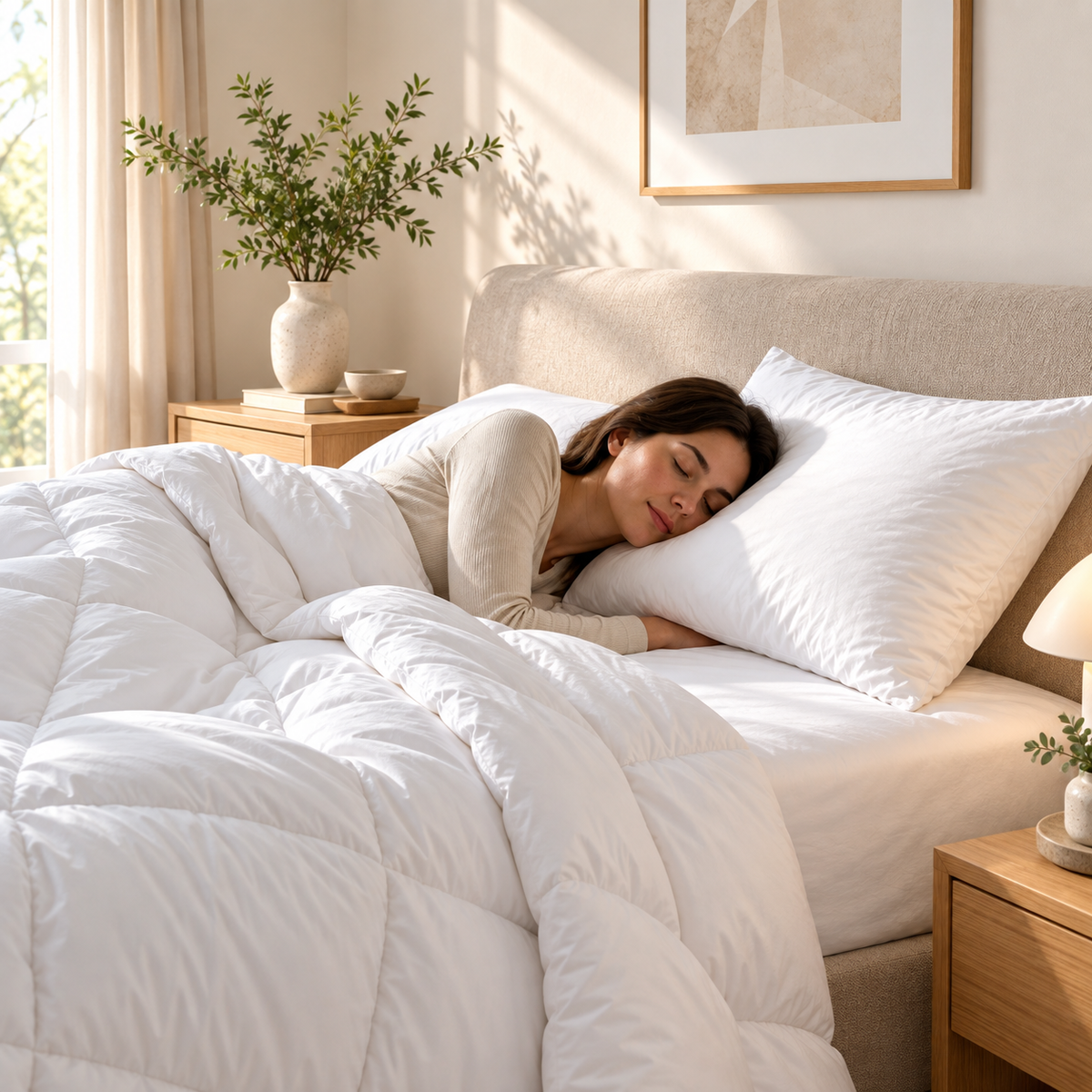 Pack 2 Almohadas Down Alternative Biancobelo