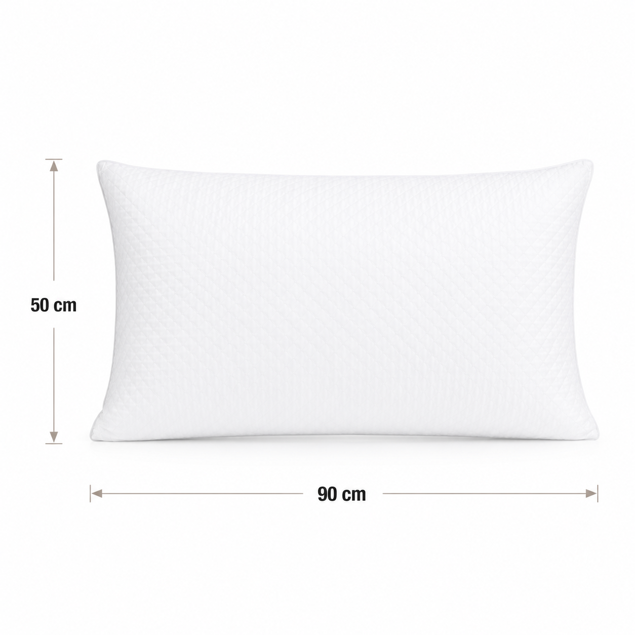 Pack 2 Almohadas Rellena de Pluma Pecho Biancobelo King 50x90