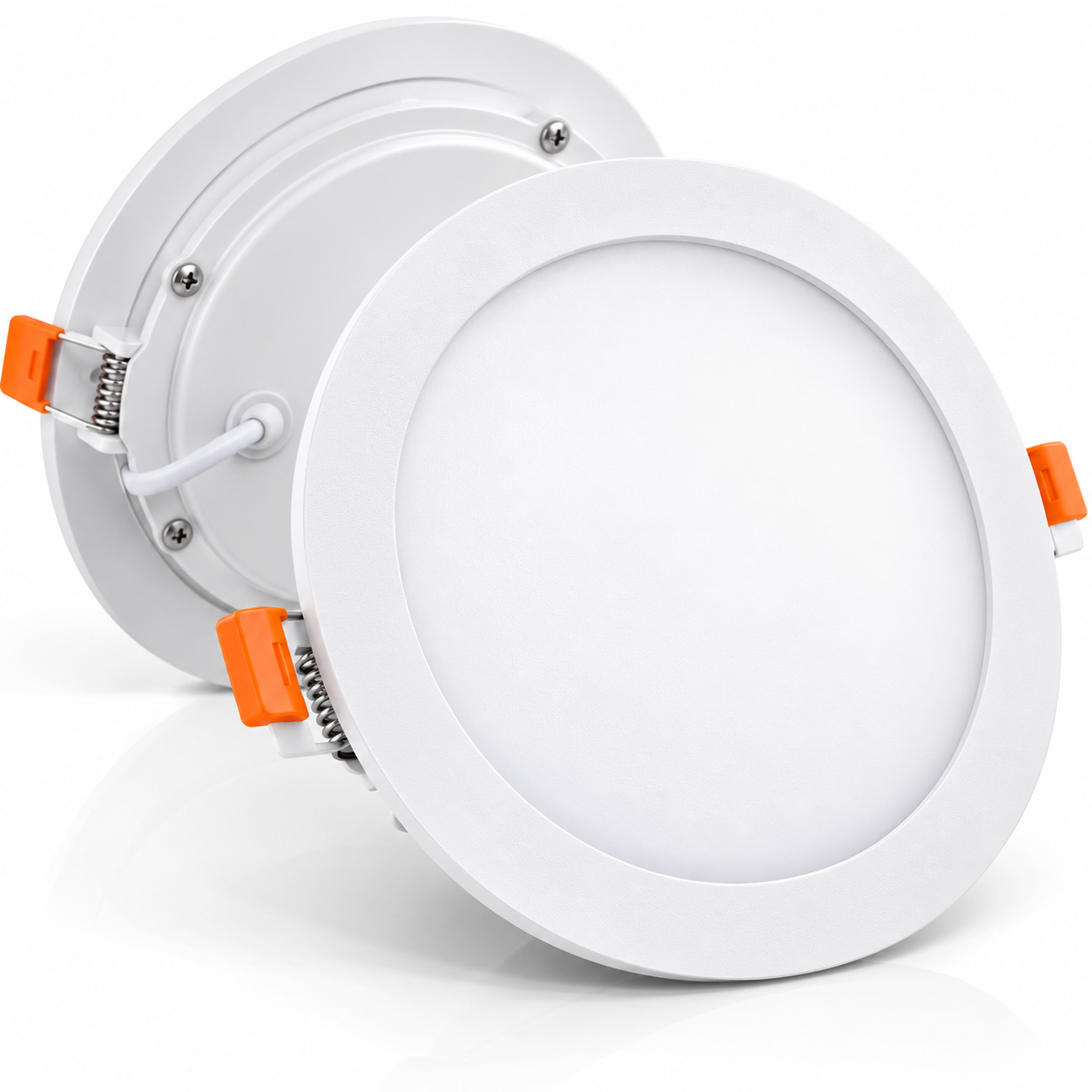 Pack 2 panel embutido redondo 18w neutro 4000k Konnergie