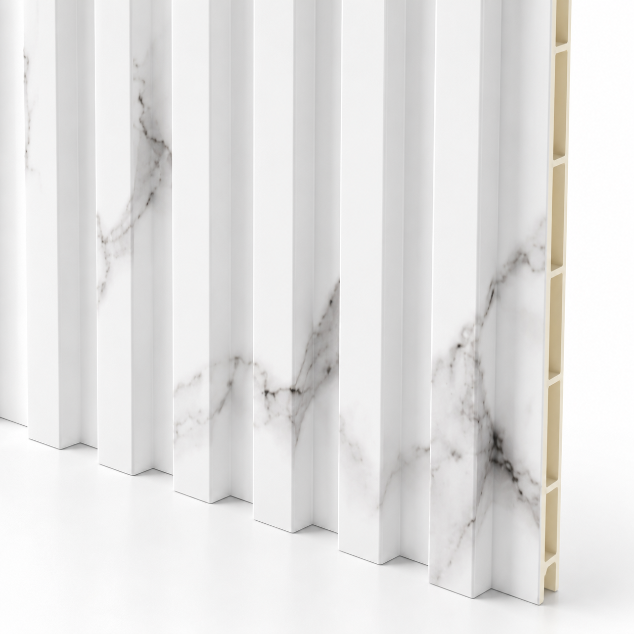 Panel decorativo PVC color Marble 280x16x2,3cm Caja 16 piezas