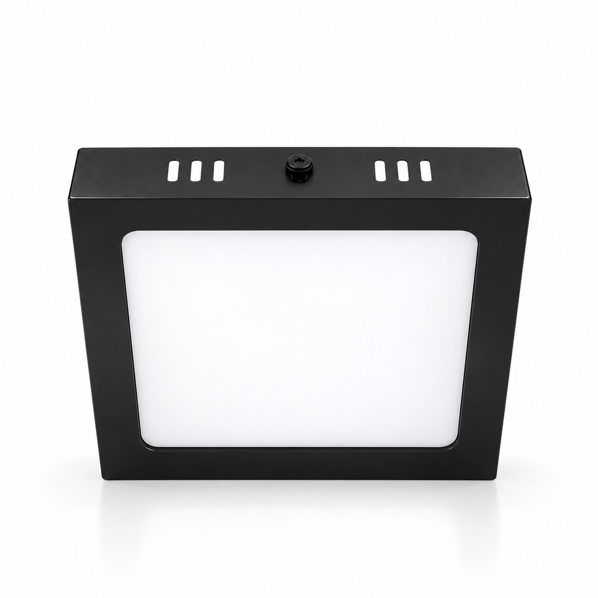 Panel sobrepuesto negro pro cuadrado 6w neutro 4000k