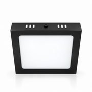 Panel sobrepuesto negro pro cuadrado 6w neutro 4000k