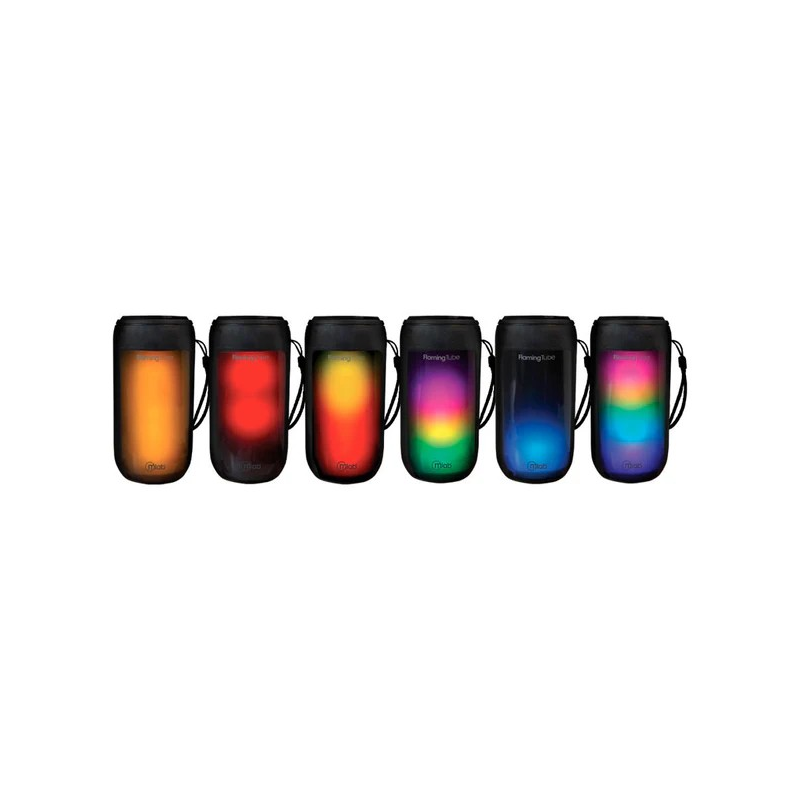 Parlante Bluetooth MLAB Flaming Tube Bass 5 W con Luces LED TWS