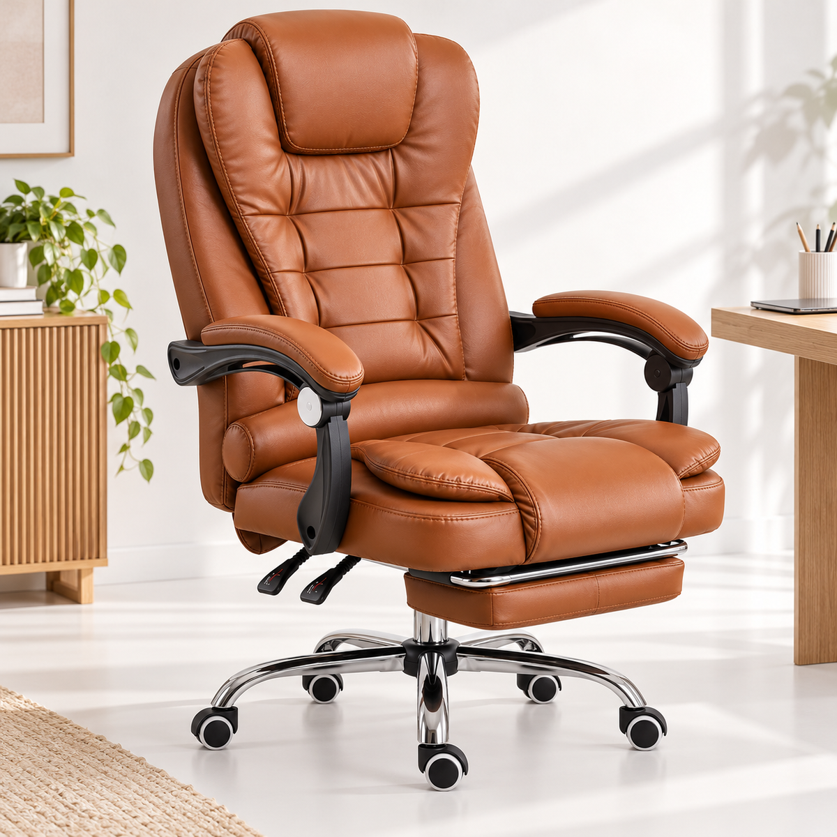 Silla Ejecutiva Masajeadora Cafe