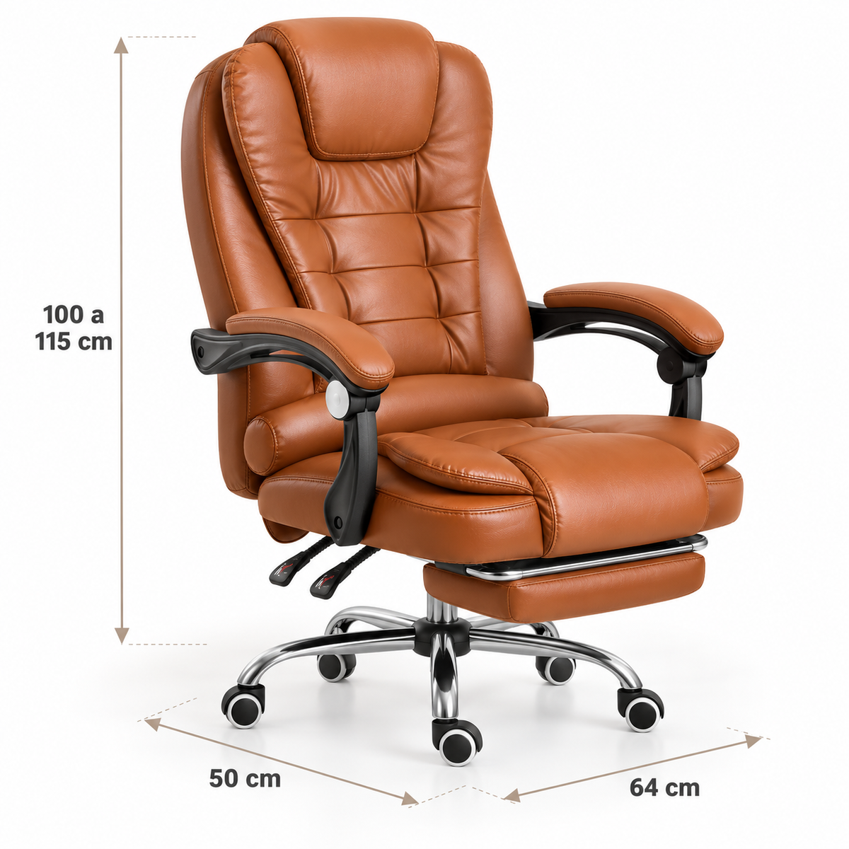 Silla Ejecutiva Masajeadora Cafe