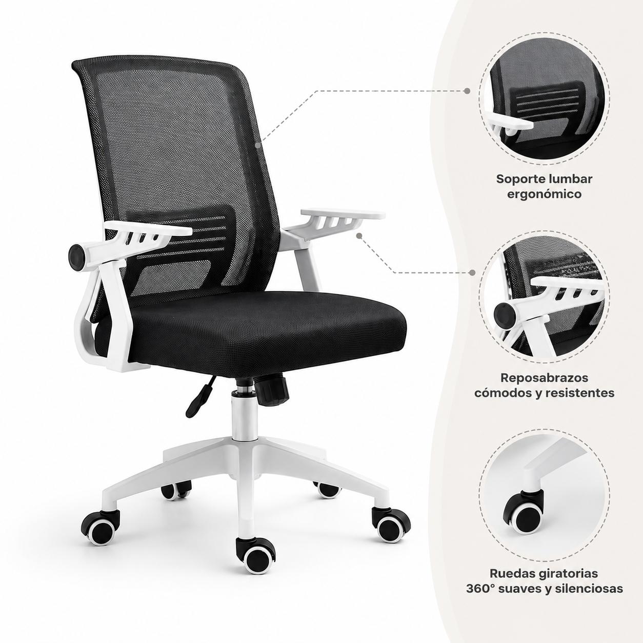 Silla Ergo Reforzada Office 07