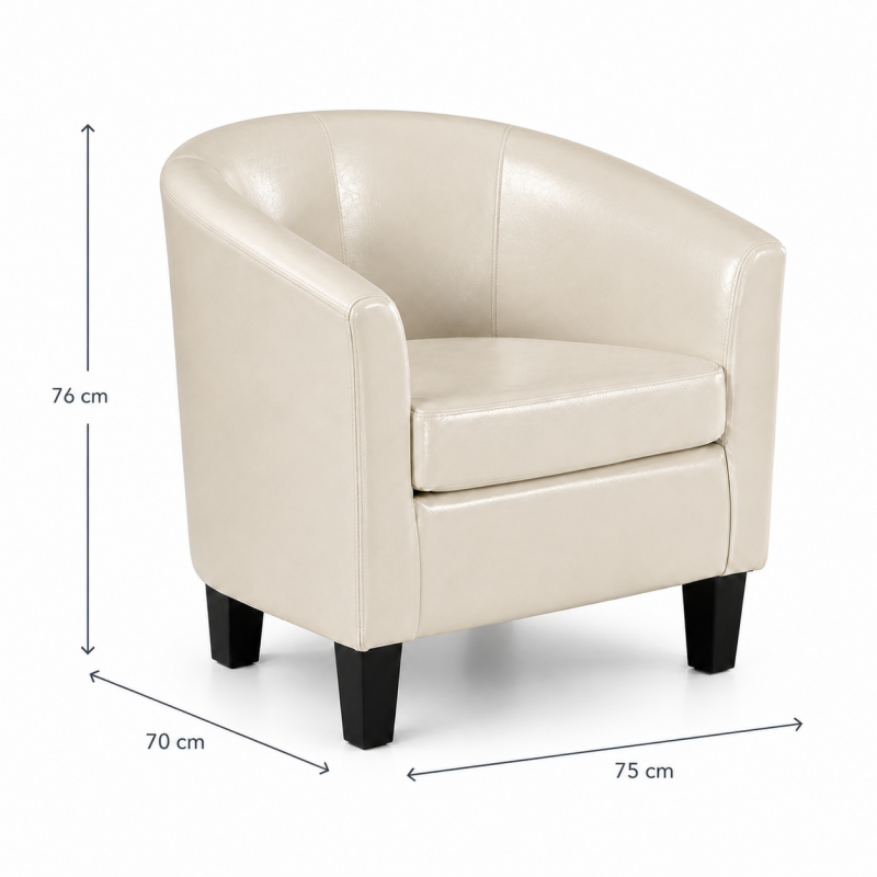 Sitial Poltrona Bilbao Crema