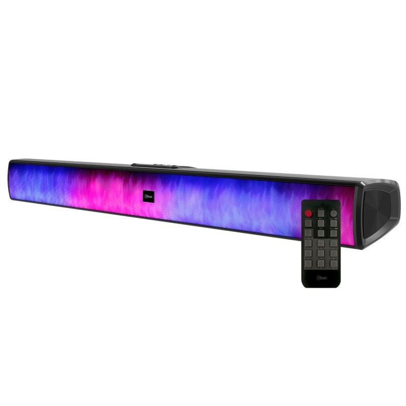 Soundbar Flaming Smoke SB‑500 16 W HDMI Óptico Bluetooth RGB MLAB