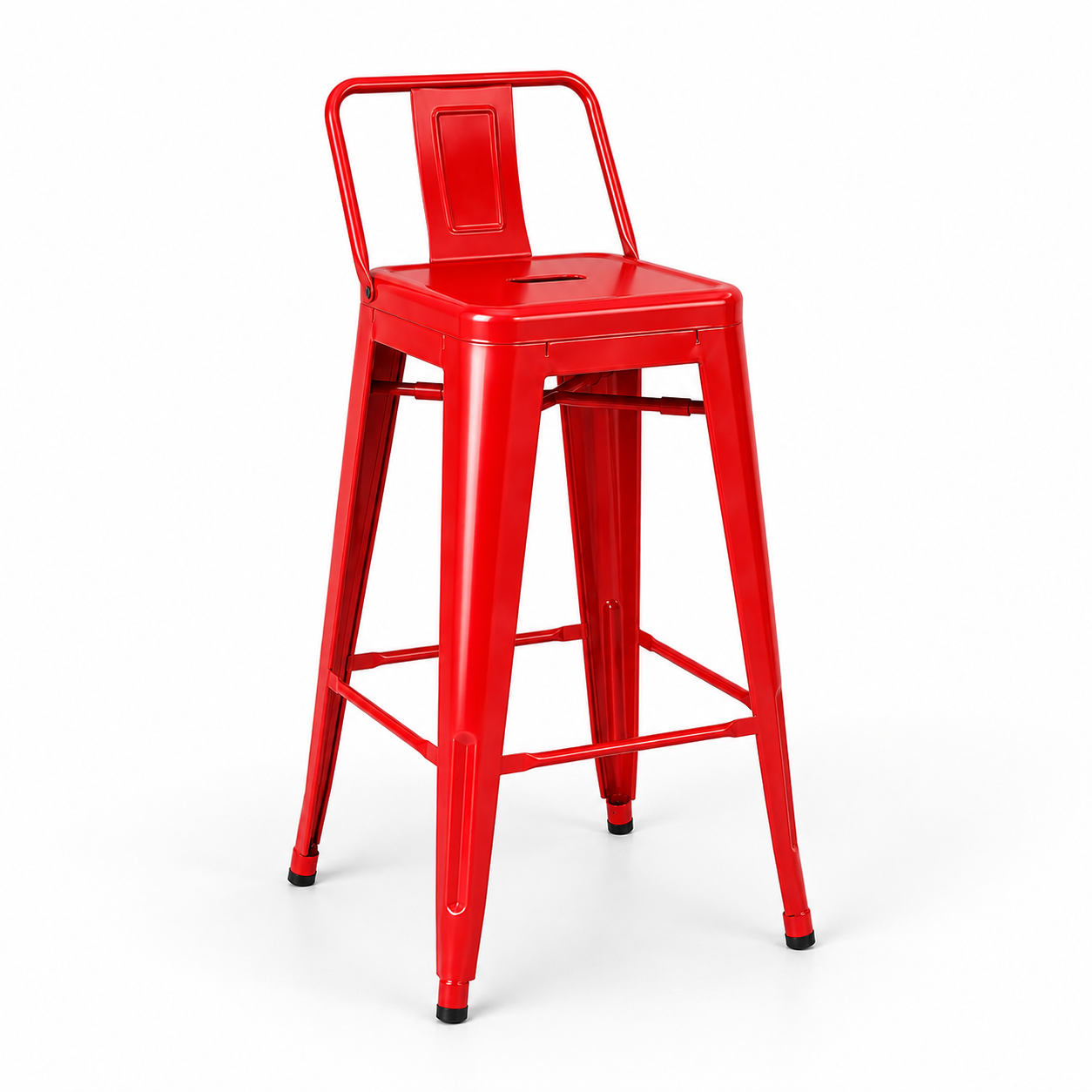 Taburete 77 cms Rojo