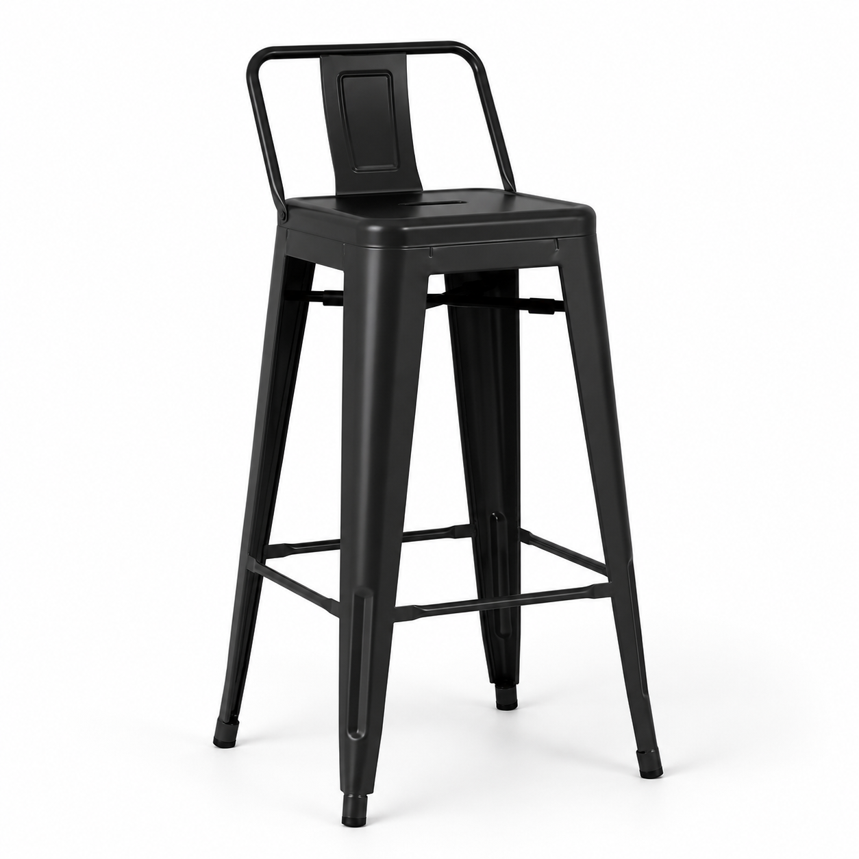 Taburete 66 cms Negro mate