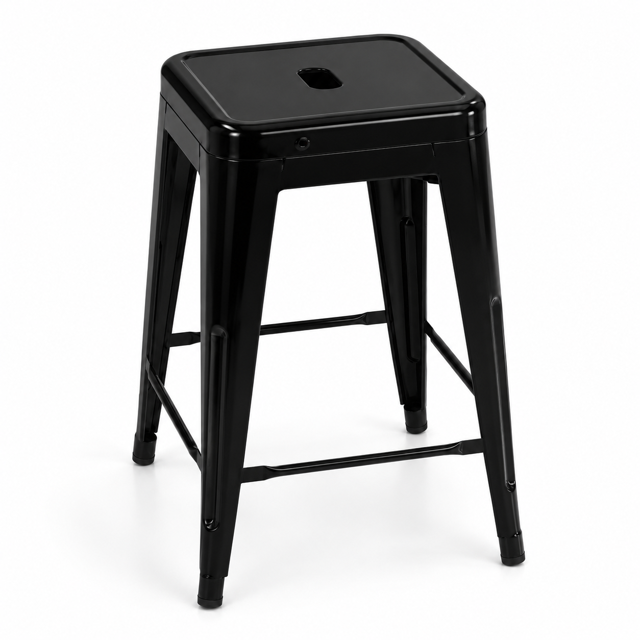 Taburete 66 cms Negro mate