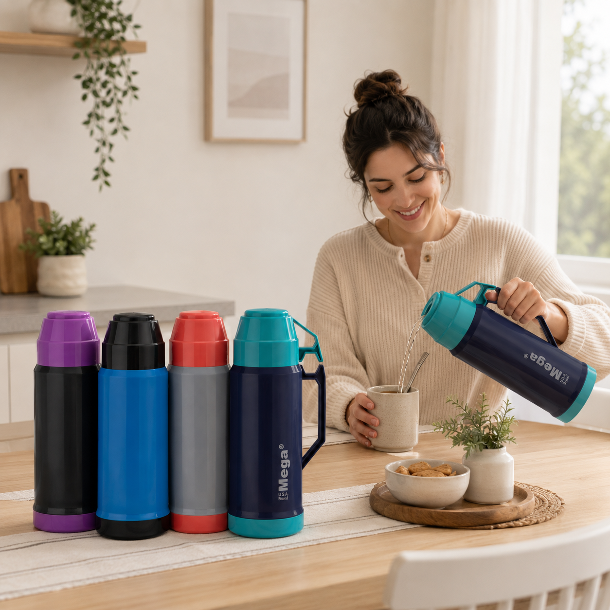 Termo agua 1.9 litros, Mega
