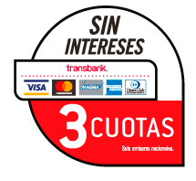 3 cuotas sin interes