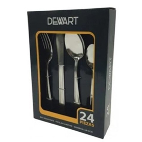 Set de 24 cubiertos acero inoxidable Dewart - El Container