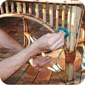 ¿Cómo mantener limpio los muebles de Rattan?