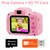 8G Card Pink Camera